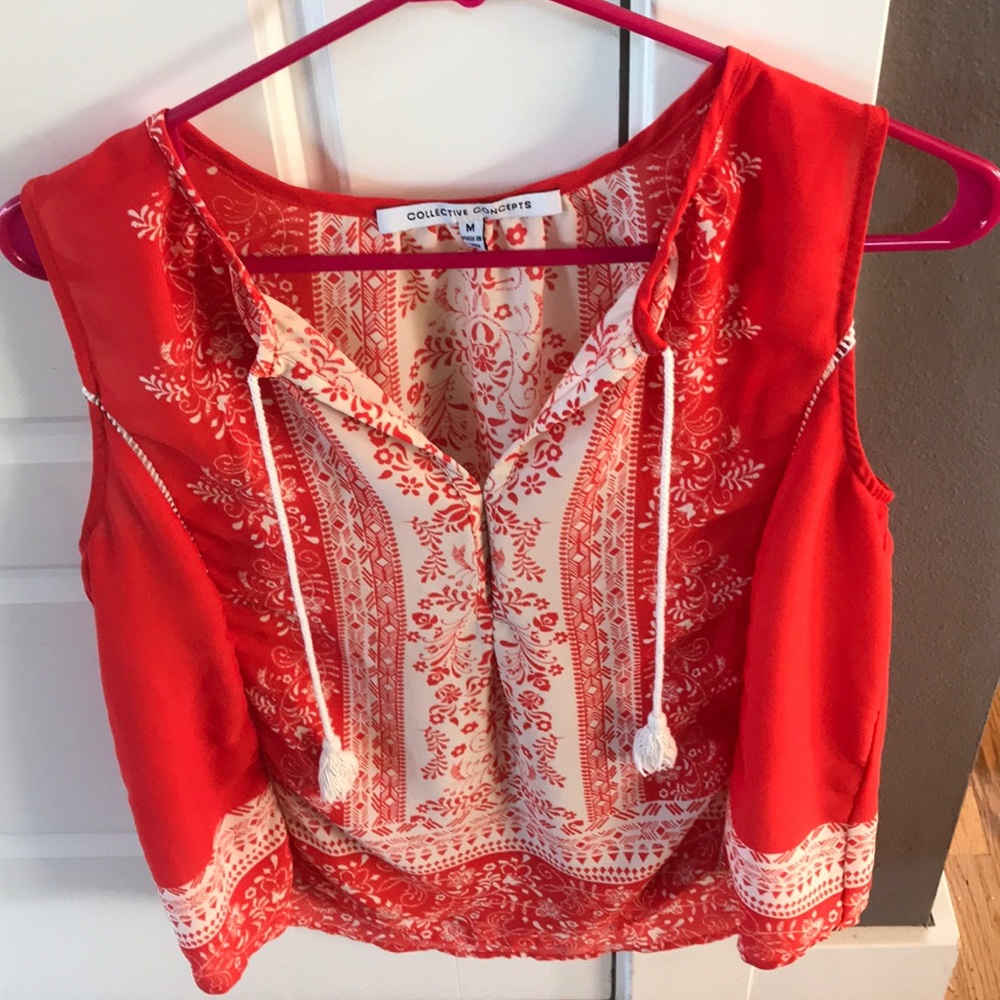 Sleeveless blouse